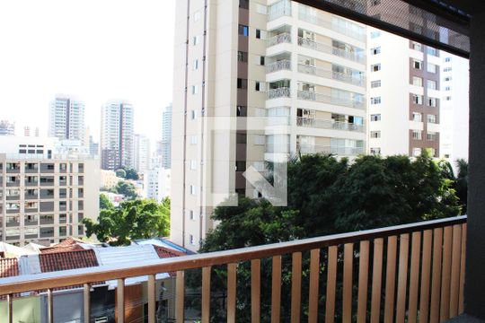 Vista da Sacada de kitnet/studio para alugar com 1 quarto, 27m² em Perdizes, São Paulo