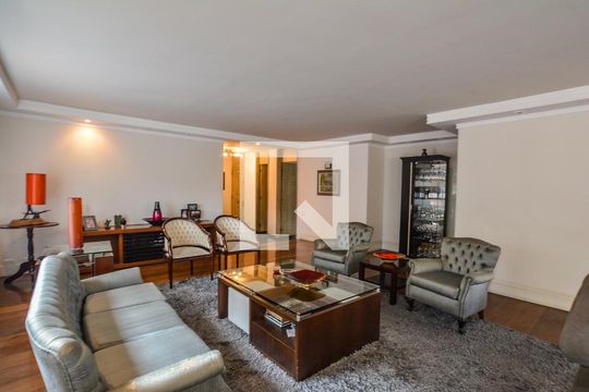 Sala de apartamento à venda com 5 quartos, 294m² em Centro, Santo André