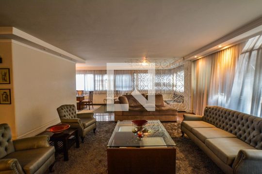 Sala de apartamento à venda com 5 quartos, 294m² em Centro, Santo André