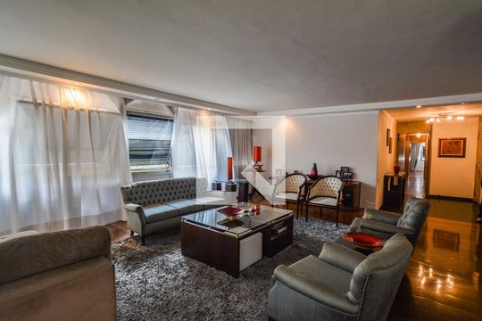 Sala de apartamento à venda com 5 quartos, 294m² em Centro, Santo André