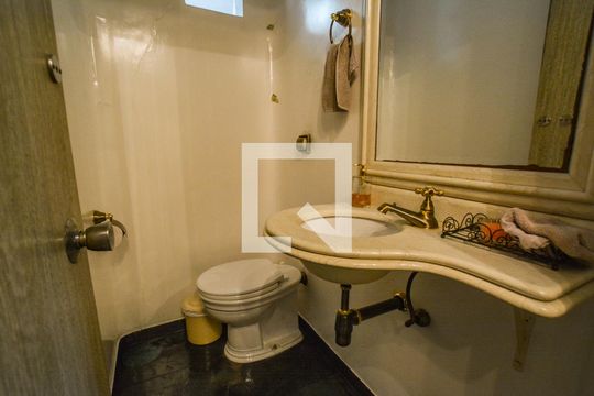 Lavabo de apartamento à venda com 5 quartos, 294m² em Centro, Santo André