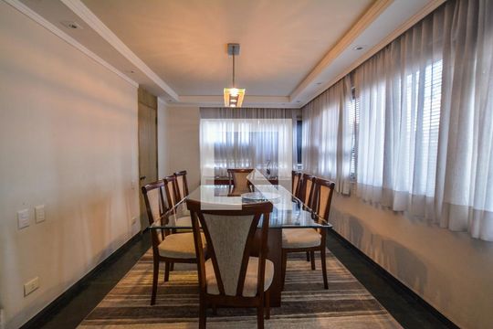 Sala de Jantar de apartamento à venda com 5 quartos, 294m² em Centro, Santo André