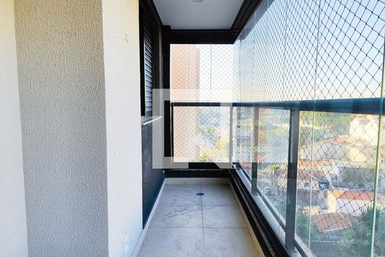 Varanda Gourmet de apartamento à venda com 2 quartos, 54m² em Parque das Nações, Santo André