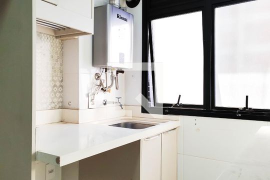 Área de Serviço de apartamento à venda com 2 quartos, 54m² em Parque das Nações, Santo André