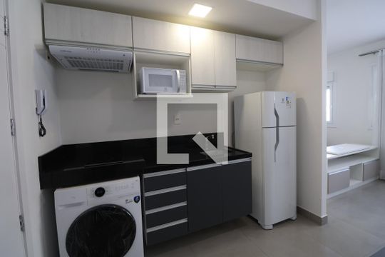 Cozinha e Área de Serviço de apartamento para alugar com 1 quarto, 38m² em Marechal Rondon, Canoas