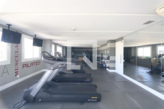 Área comum - Academia de apartamento para alugar com 1 quarto, 38m² em Marechal Rondon, Canoas