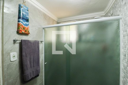 Banheiro de apartamento para alugar com 1 quarto, 64m² em Santana, São Paulo