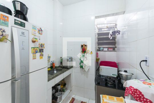 Cozinha e Área de Serviço de apartamento à venda com 1 quarto, 39m² em Tijuca, Rio de Janeiro