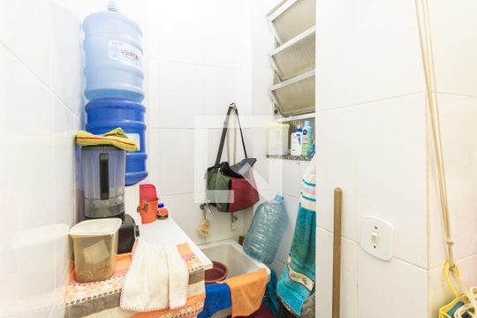 Cozinha e Área de Serviço de apartamento à venda com 1 quarto, 39m² em Tijuca, Rio de Janeiro
