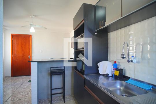 Cozinha de apartamento à venda com 2 quartos, 72m² em Duque de Caxias, São Leopoldo