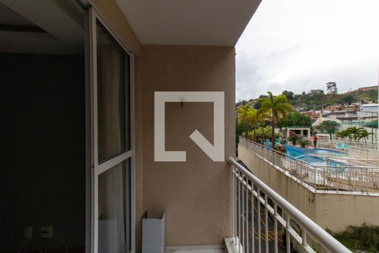 Varanda da sala de apartamento à venda com 2 quartos, 60m² em Barreto, Niterói