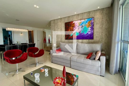 Sala de apartamento à venda com 4 quartos, 178m² em Barroca, Belo Horizonte