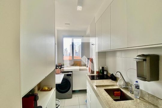 Cozinha de apartamento à venda com 1 quarto, 28m² em Brás, São Paulo