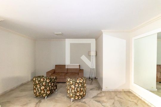 Área comum - Hall de entrada de apartamento para alugar com 3 quartos, 110m² em Itaim Bibi, São Paulo