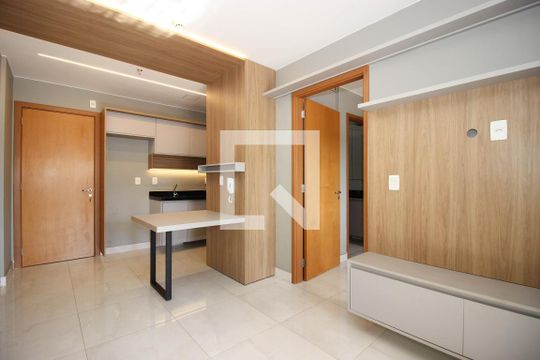 Sala de apartamento para alugar com 1 quarto, 38m² em Taguatinga Sul (taguatinga), Brasília