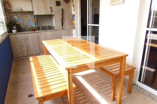 Varanda de apartamento à venda com 3 quartos, 116m² em Vila Suzana, São Paulo