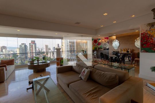 Sala de apartamento à venda com 4 quartos, 200m² em Perdizes, São Paulo