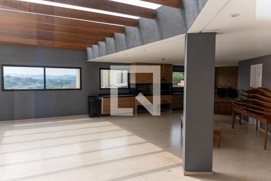 Área comum - Salão de festas de apartamento à venda com 2 quartos, 55m² em São Pedro, Osasco