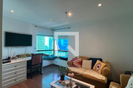 Sala de apartamento para alugar com 1 quarto, 45m² em Jardim Paulista, São Paulo