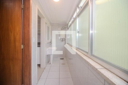 Área de Serviço de apartamento à venda com 3 quartos, 137m² em Jardim Lindóia, Porto Alegre