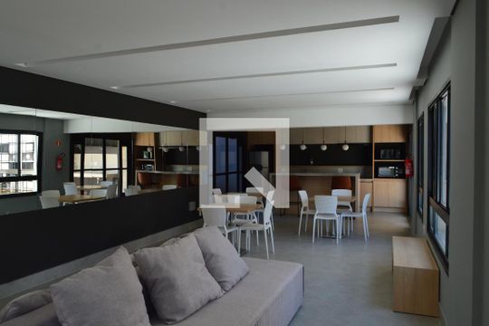 Área comum - Salão de Festas e Área Gourmet de apartamento para alugar com 1 quarto, 30m² em Ipiranga, São Paulo