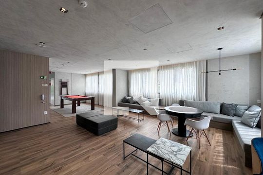 Área comum de kitnet/studio para alugar com 0 quarto, 25m² em Jardim das Acácias, São Paulo