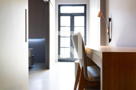 Detalhe da sala de apartamento à venda com 1 quarto, 48m² em Lagoa, Rio de Janeiro