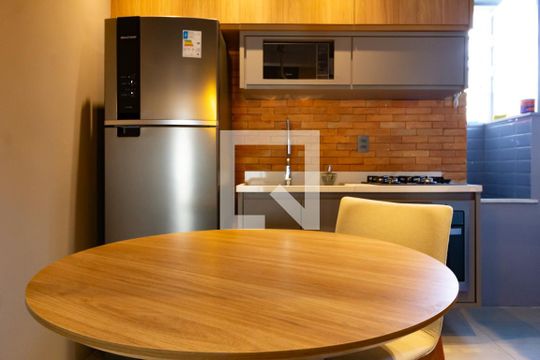 Cozinha de apartamento à venda com 1 quarto, 48m² em Lagoa, Rio de Janeiro