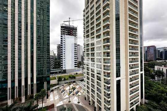 Vista de apartamento para alugar com 2 quartos, 84m² em Cidade Monções, São Paulo