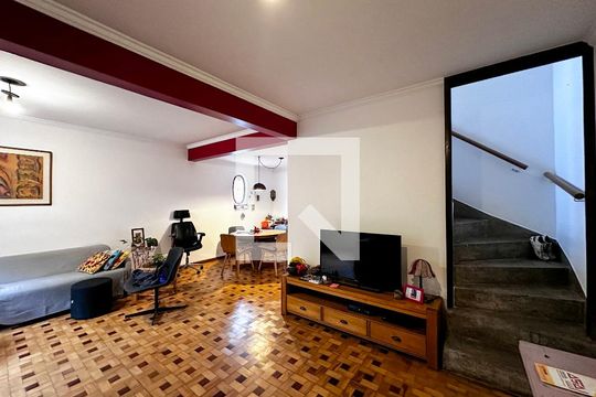 Sala de casa para alugar com 4 quartos, 102m² em Brooklin, São Paulo