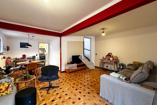 Sala de casa para alugar com 4 quartos, 102m² em Brooklin, São Paulo