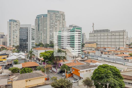 Vista de apartamento à venda com 1 quarto, 24m² em Pinheiros, São Paulo