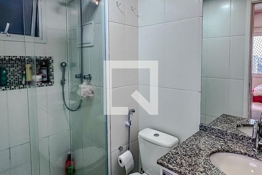 Banheiro da Suíte de apartamento à venda com 2 quartos, 72m² em Brás, São Paulo