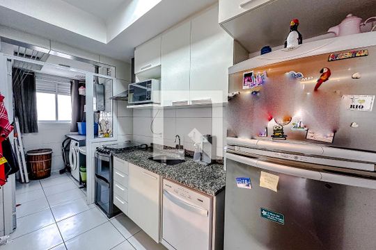 Cozinha de apartamento à venda com 2 quartos, 72m² em Brás, São Paulo