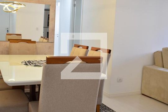 Sala de jantar de apartamento para alugar com 3 quartos, 74m² em Santo Inácio, Curitiba