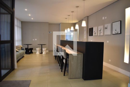 Área comum - Salão de festas de apartamento à venda com 3 quartos, 74m² em Santo Inácio, Curitiba
