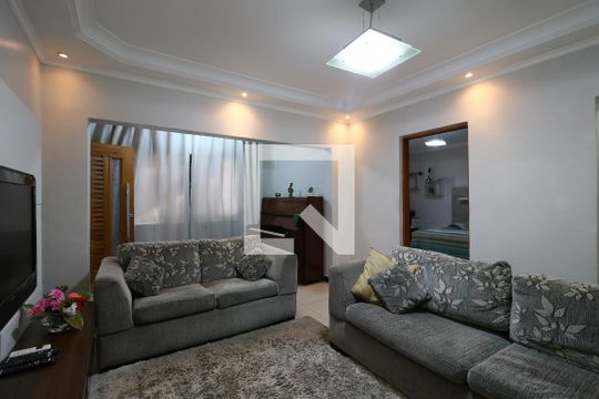 Sala de casa à venda com 3 quartos, 195m² em Jardim Santo Alberto, Santo André
