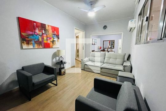 Sala de apartamento à venda com 3 quartos, 132m² em Botafogo, Rio de Janeiro