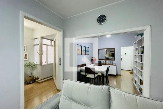Sala de apartamento à venda com 3 quartos, 132m² em Botafogo, Rio de Janeiro