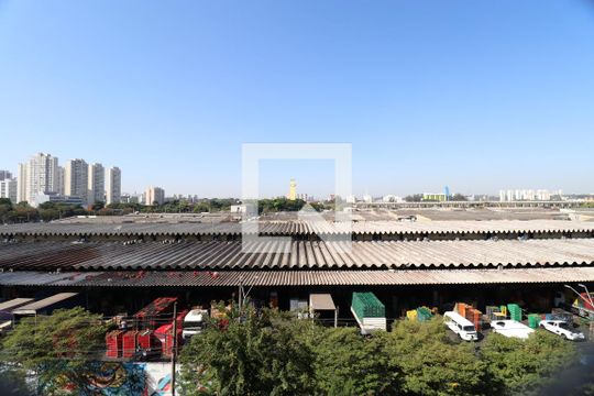 Vista da Sala de apartamento à venda com 1 quarto, 35m² em Vila Leopoldina, São Paulo