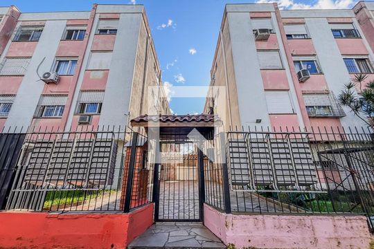 Fachada de kitnet/studio à venda com 1 quarto, 30m² em Jardim Dona Leopoldina, Porto Alegre