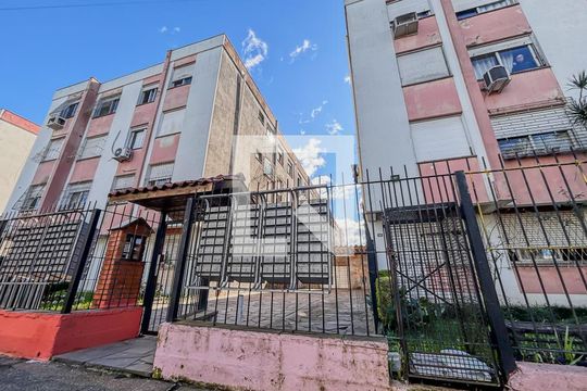 Fachada de kitnet/studio à venda com 1 quarto, 30m² em Jardim Dona Leopoldina, Porto Alegre