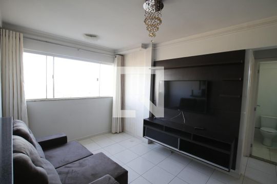 Sala de apartamento para alugar com 2 quartos, 56m² em Jardim das Esmeraldas, Goiânia