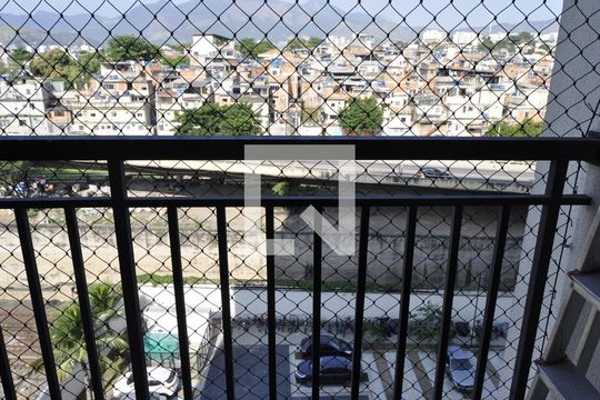 Varanda Sala de apartamento para alugar com 2 quartos, 49m² em Del Castilho, Rio de Janeiro