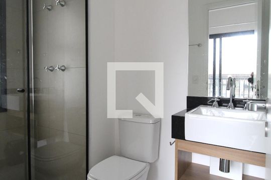 Banheiro Studio de kitnet/studio para alugar com 1 quarto, 27m² em Vila Olímpia, São Paulo