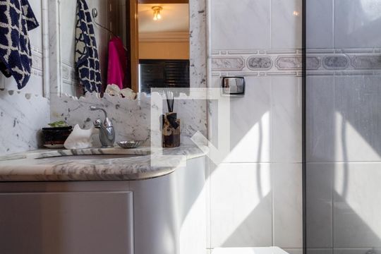 Banheiro Suíte de apartamento à venda com 2 quartos, 54m² em Vila Lais, São Paulo