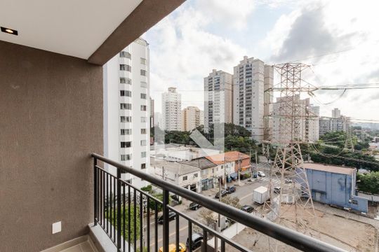 Varanda Studio de kitnet/studio para alugar com 1 quarto, 24m² em Campo Belo, São Paulo