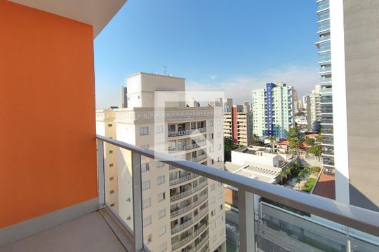 Varanda da Sala de apartamento para alugar com 1 quarto, 37m² em Cambuí, Campinas