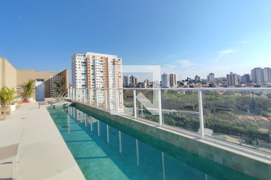 Área comum - Piscina de apartamento para alugar com 1 quarto, 37m² em Cambuí, Campinas