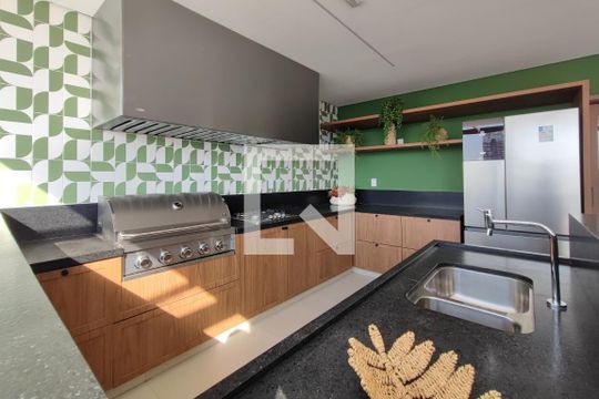 Área comum - Churrasqueira de apartamento para alugar com 1 quarto, 37m² em Cambuí, Campinas